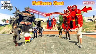 Multiverse Ghost Can Flash Venom Superman Save Avengers Army In GTA5 #50