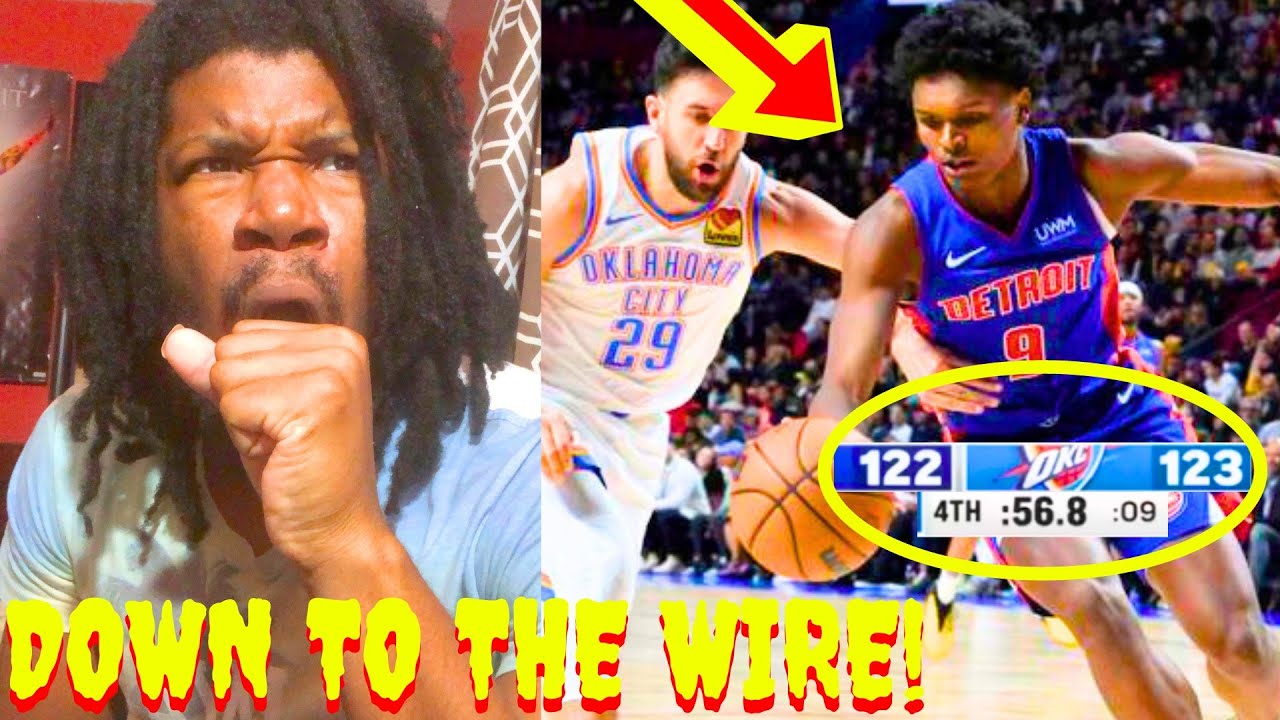 PISTONS VS THUNDER PRESEASON REACTION DETROIT PISTONS VS OKLAHOMA CITY