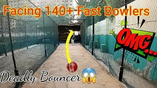Celebrity FAST BOWLING HELMET CAM | 150kph |  Cricket Net Practice #homecricket Wealth