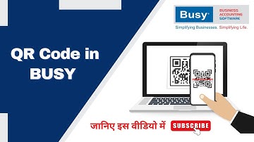 Using QR Code on Invoice Busy || QR Code in BUSY || How to add QR code in Busy #KGSoftwareServices
