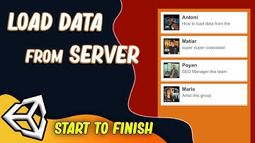 Load Data From Server JSON in Unity Networking | Unity Beginner Tutorial Coding