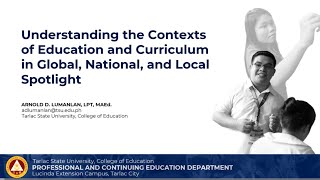 Chapter 1: The Teacher & the School Curriculum --Understanding the Context