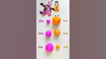 Squid games vs inside out colour mixing. #diy #satisfying #asmr #art #squidgame