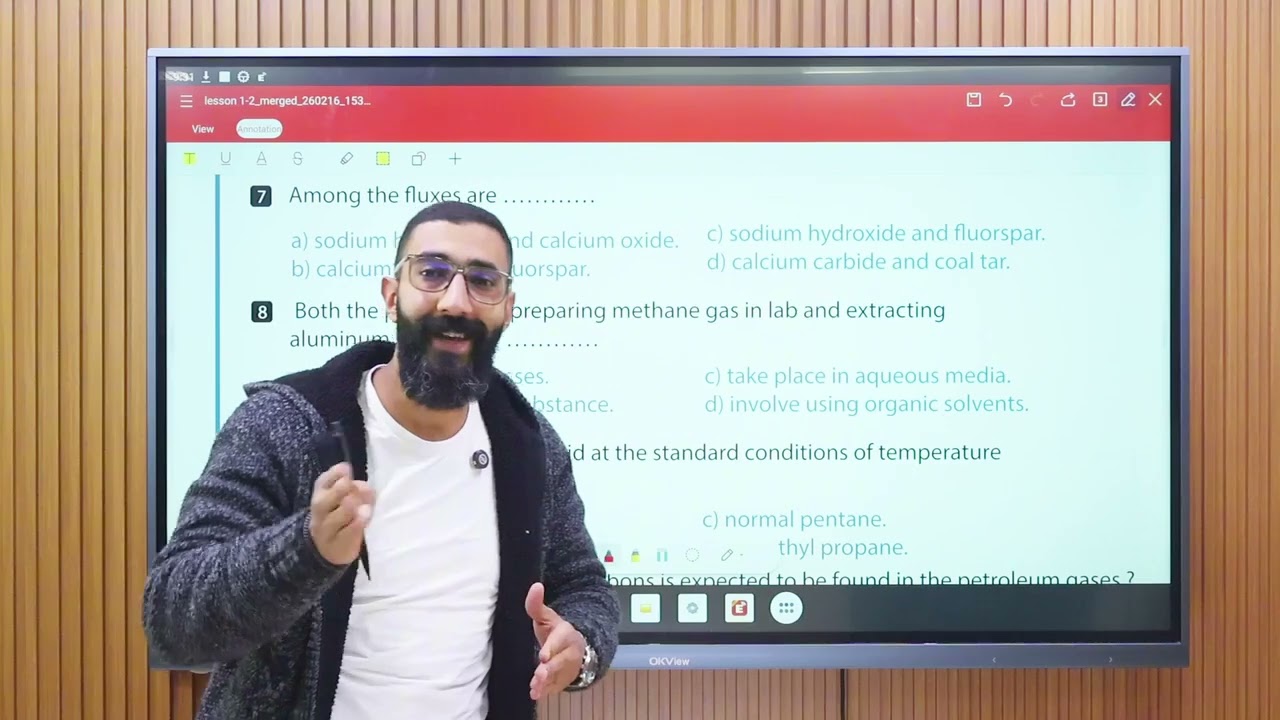 organic homework - lesson three - methane