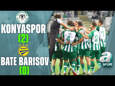 Konyaspor 2-0 BATE Borisov MAÇ ÖZETİ (UEFA Konferans Ligi 2. Ön Eleme Turu 2. Maçı) 28.07.2022