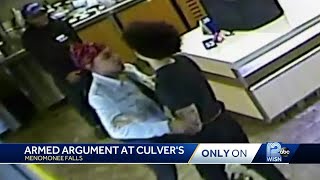Woman accused of armed argument at Culver's