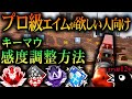 【キーマウ初心者・中級者】プロ級のエイムを手に入れたい人向けの感度調整方法【APEX LEGENDS】
