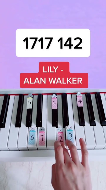 Lily - Alan Walker (Piano Tutorial) #alanwalkerlily #alanwalker #easypianotutorial #pianoshorts