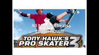Tony Hawks Pro Skater 3 Cheats Codes For Xbox