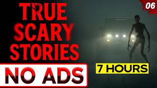 🔴 NO ADS 🔴 7 HOURS of TRUE Scary Stories for Sleep | Rain Sounds | Ep. 6: Toll Road Horror