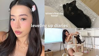 Levelling up Diaries | getting a kitten for the first time, birthday lunch at Sofitel buffet!