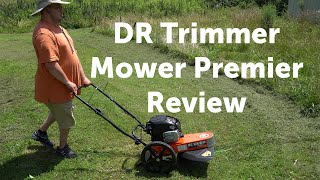 DR Trimmer Mower Premier Review  - Is this a good string trimmer for a handicapped person?