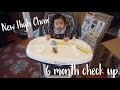 6 month check up | starting solids | new high chair