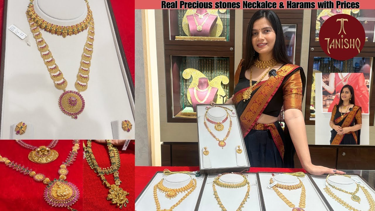 Магия драгоценных камней Tanishq ✨ Рубины, изумруды и колье-харамы Tanishq | Дизайны, которые сто...