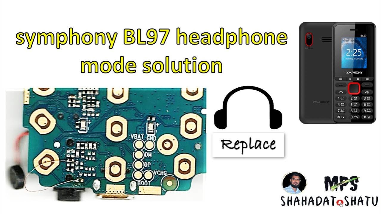 symphony BL97 headphone mode solution symphony BL97 headphones mode