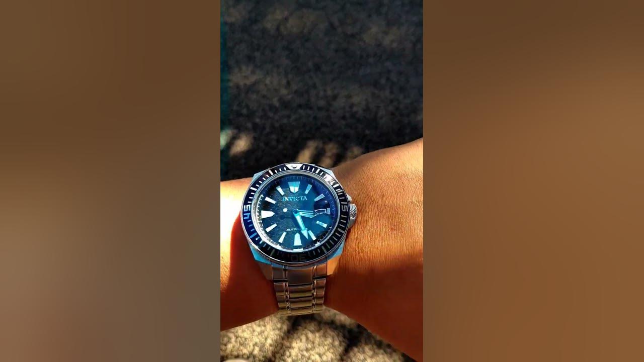 Beautiful Invicta: 39874 Pro Diver Seiko Samurai Homage - YouTube