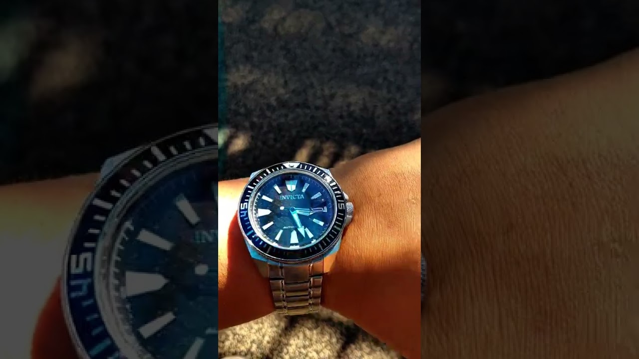 Beautiful Invicta: 39874 Pro Diver Seiko Samurai Homage - YouTube