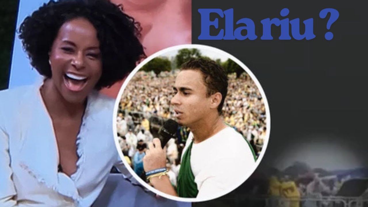 Deboche de Maju após reportagem sobre raio em brasilia