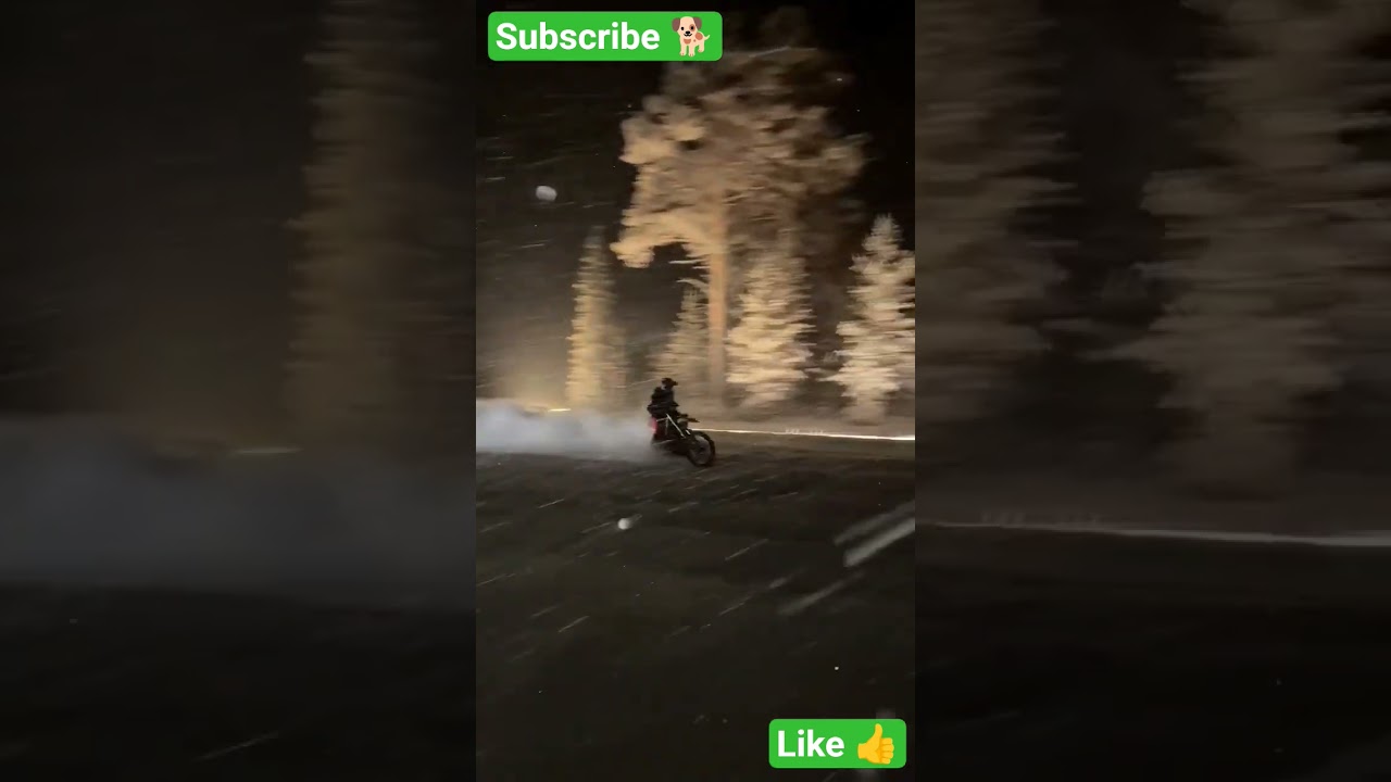 Shredding Deep Snow on a Dirt Bike! ❄️🏍️