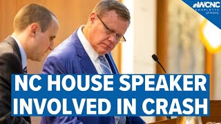 NC House Speaker Tim Moore describes crash, driver charged with DWI