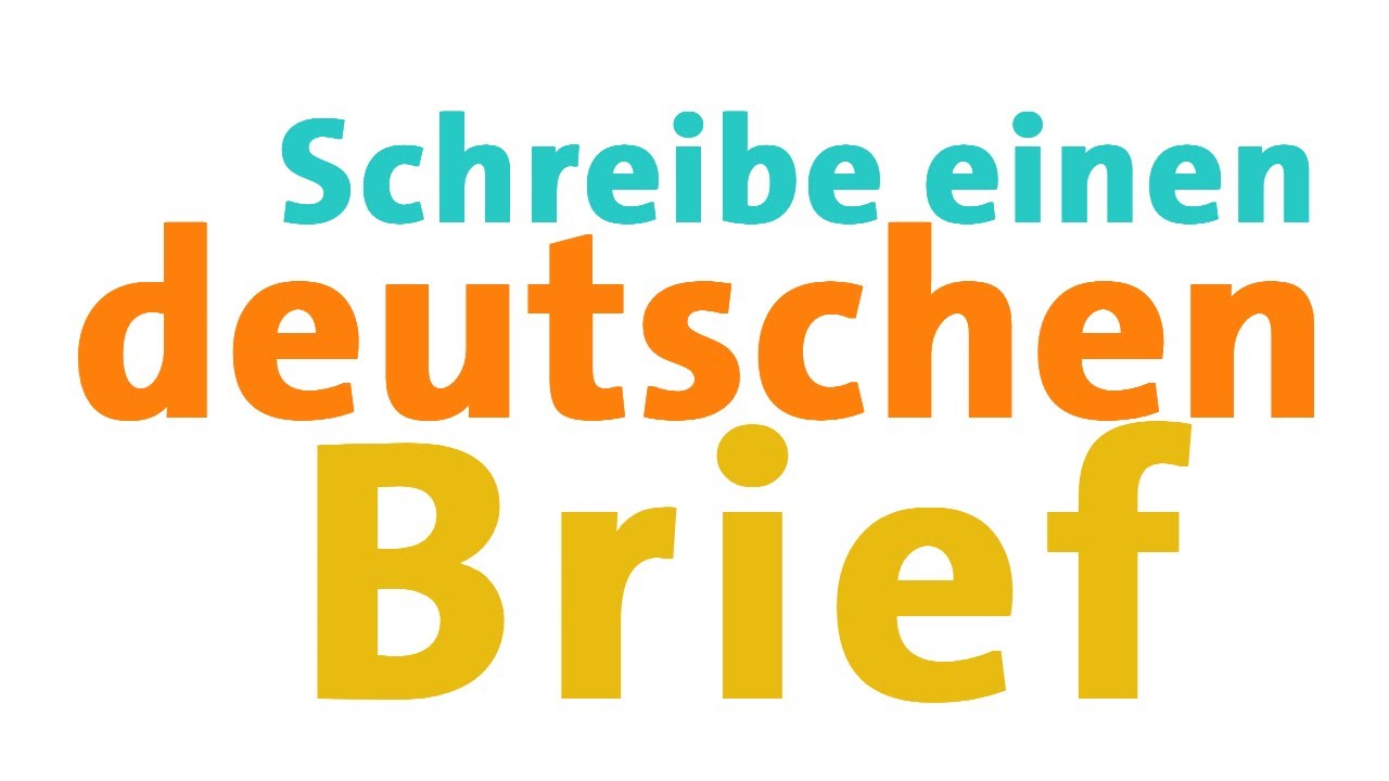 Brief schreiben - Mündliche Deutschprüfung - Slow German 