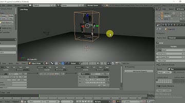 Blender Game Engine Basics Tutorial #15 : Third Person View & Character Movement With Animation