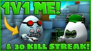 1v1 Kilzomatic For A Video & 30 Kill Streak | Shell Shockers