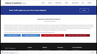 Poetry Submission Template