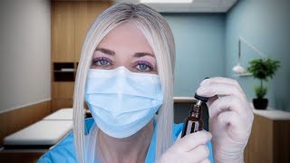 ASMR Ear Exam & Deep Ear Cleaning - Otoscope, Fizzy Drops, Picking, Typing, Latex Gloves