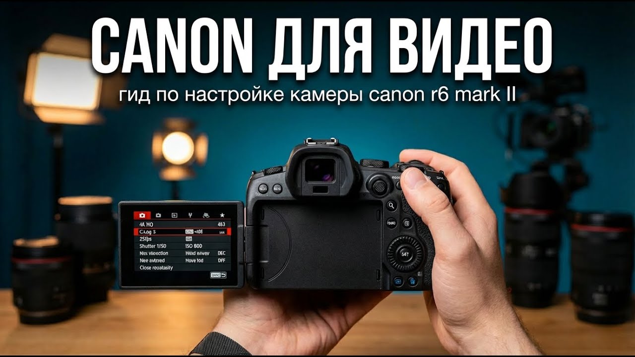 как настроить камеру canon? для видео