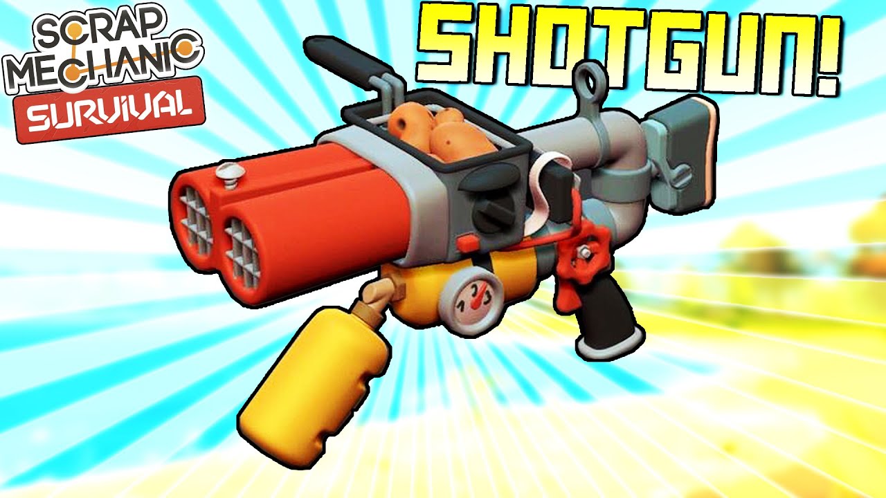 This Shotgun Caused a Crazy Raid Worse Than I Ever Imagined - Scrap Mechanic Survival Mode [SMS 13]