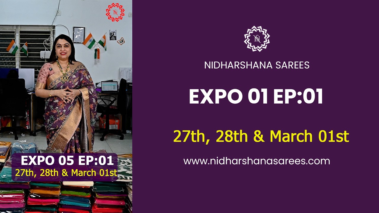 Эпизод 1 | EXPO-5 | 27, 28 февраля и 1 марта @srigururajakalyanamantapa Nidharshana Sarees ||