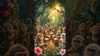 Ram Ram jay Raja Ram dhun|#song #ai #monkey #sorts #viral #cute