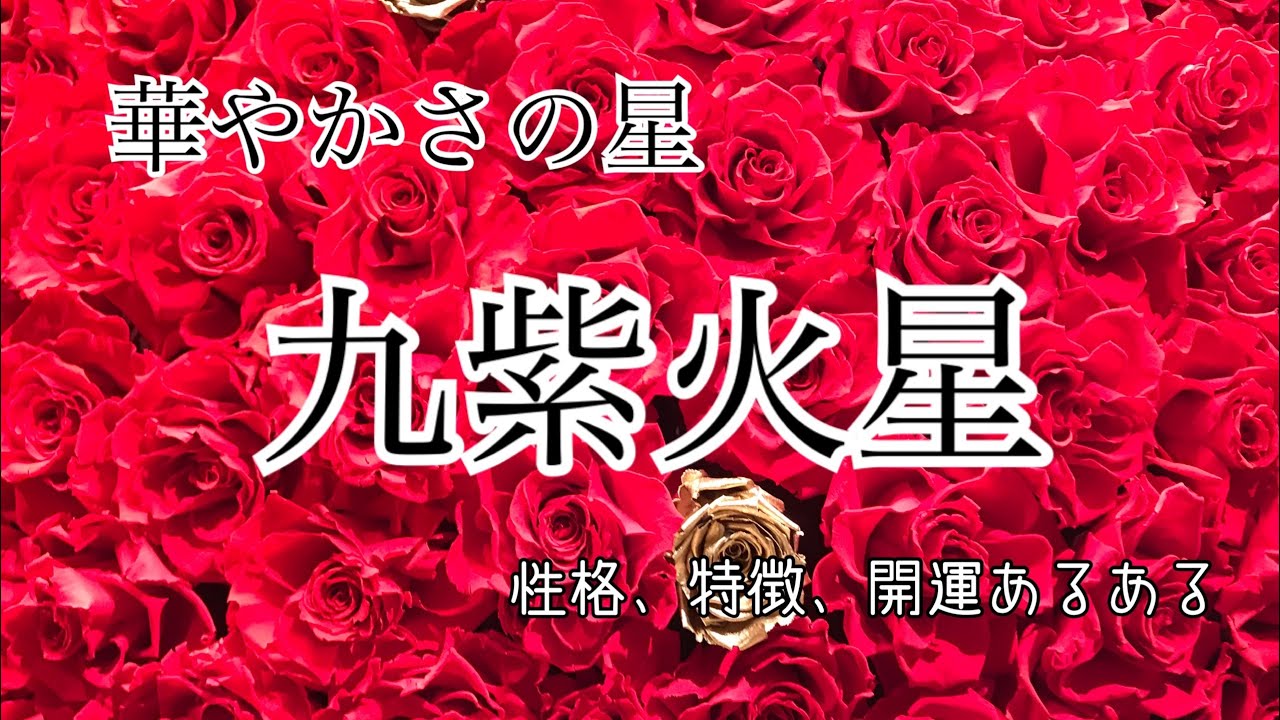 九紫火星あるある Youtube
