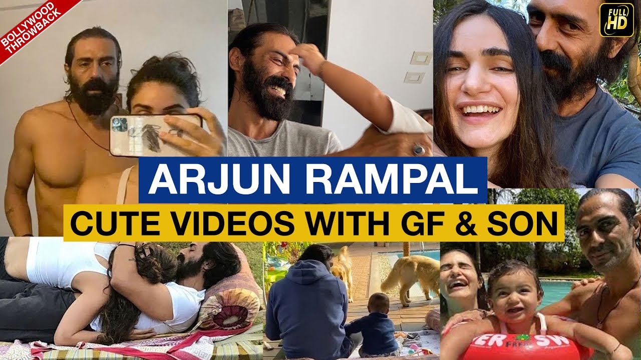 Arjun Rampal ENJOYING With GF Gabriella And his new born child