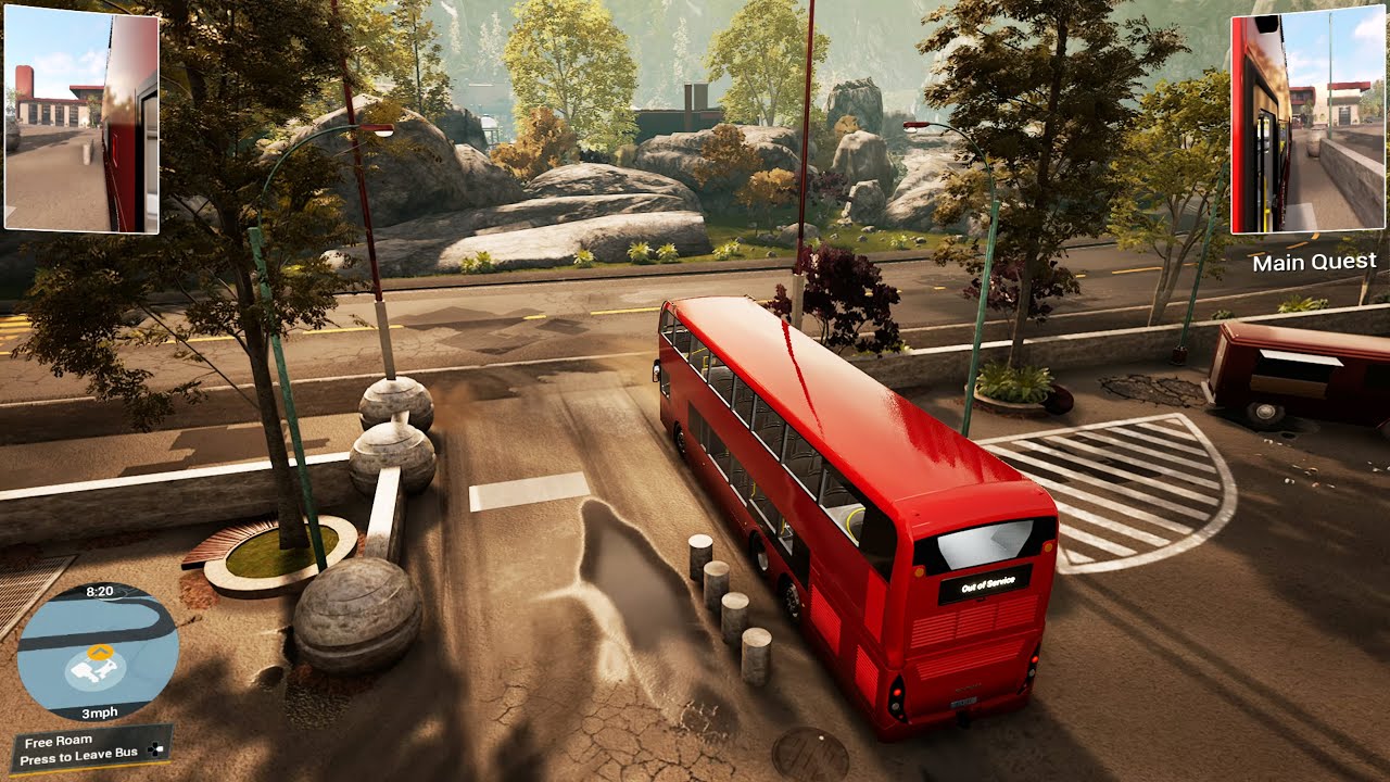 tourist bus simulator ps5 mit lenkrad spielen