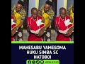 Hesabu Zimegoma Huku Simba Sc Hatoboi Funny Simba Comedy Funniestvideo Headmaster Primereportz