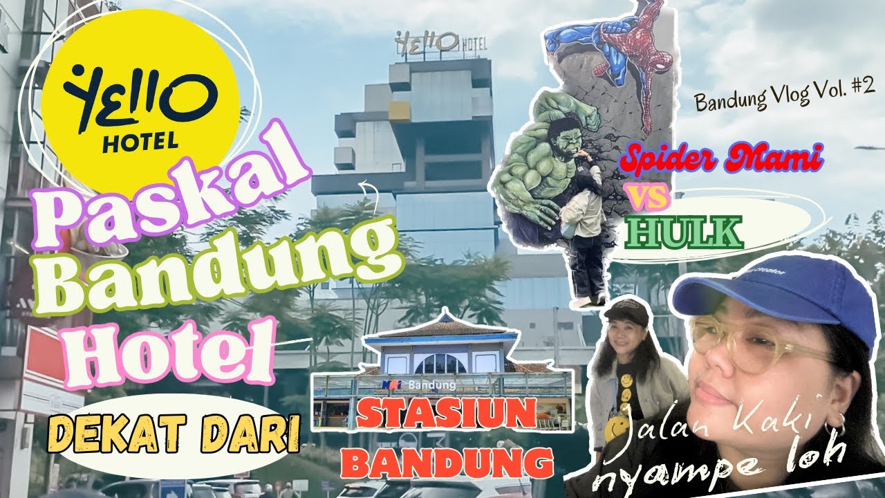 Yello Paskal Bandung | Hotel Dekat Stasiun Bandung | Jalan Kaki 9 menit | Bandung Vlog | Frutala