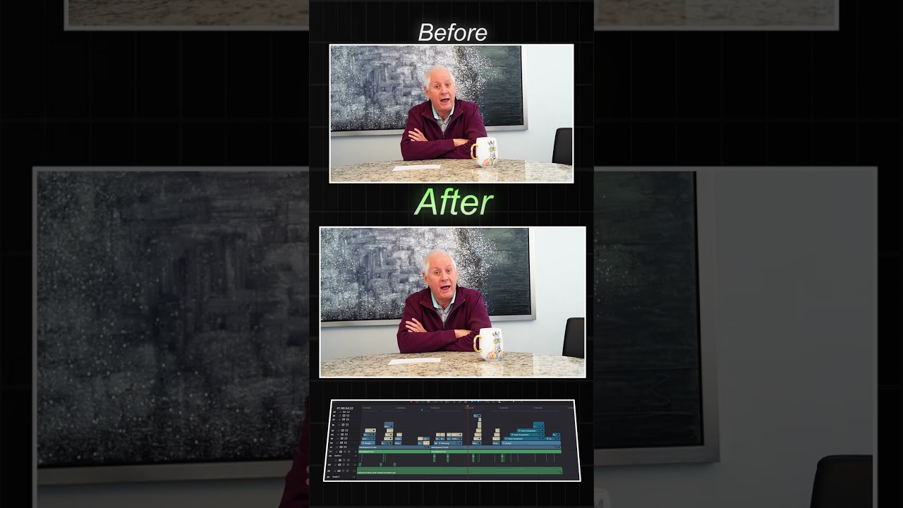 Re-Edited @ownerfinancenetwork talking head video in Davinsi