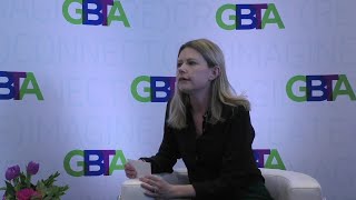 Kate King in the Broadcast Studio at GBTA Conference 2022 | Toronto