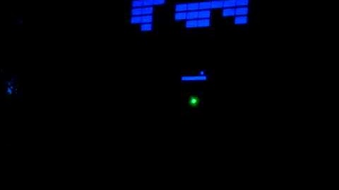 Outdoor lasers and shadows, arkanoid.