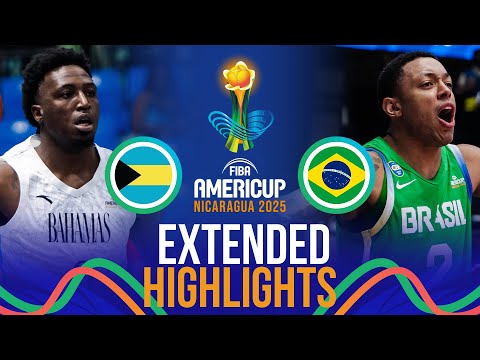 Bahamas 🇧🇸 vs Brazil 🇧🇷 | Extended Highlights | FIBA AmeriCup 2025