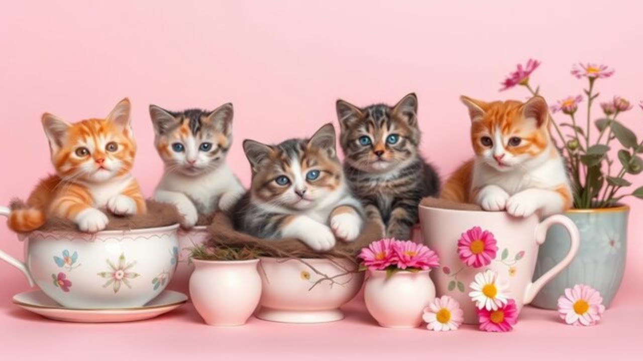 🐱 Adorable Cats Compilation | Cute & Funny Cat Moments in 4K - YouTube
