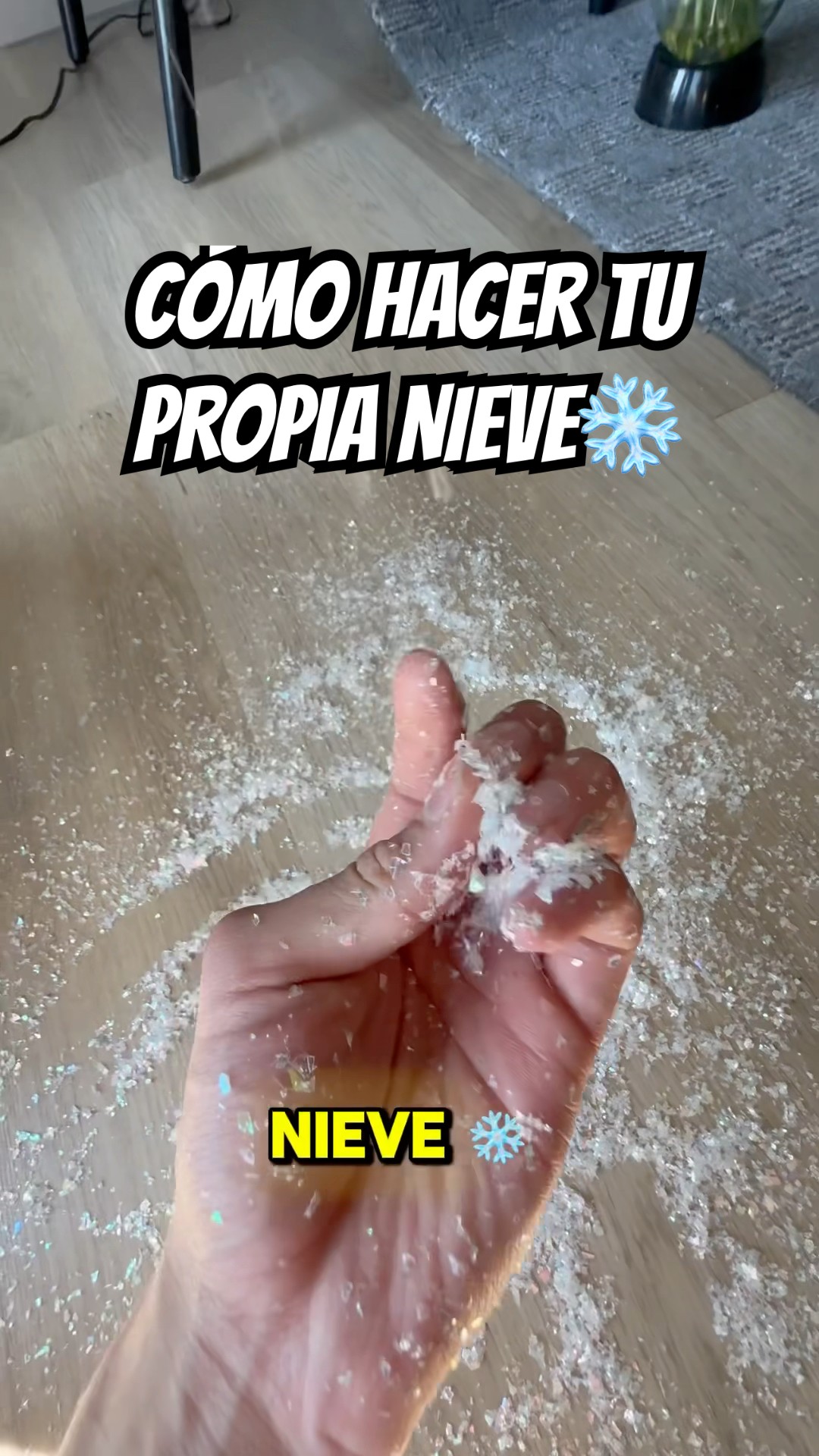 HAZ TU PROPIA NIEVE EN CASA