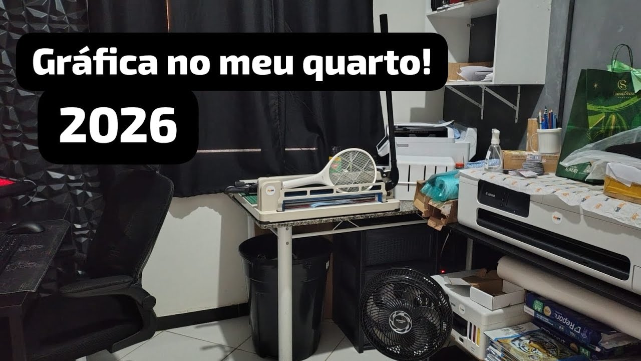 Gráfica no meu quarto - Tour 2025/2026