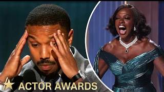 Actor Awards Go WILD For Michael B. Jordan's 'Sinners' Win