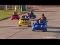 Superhero Mega Power Wheels Race (3) - Battery Car Race!