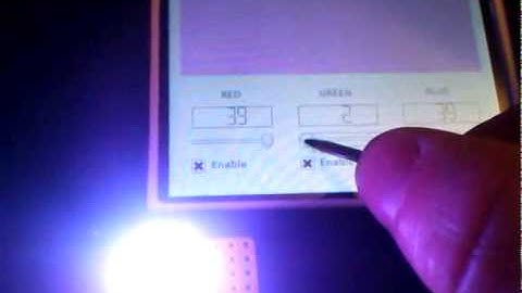 Mini2440 + CAT3626 RGB LED Driver + Qt Embedded 4.6