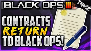 BLACK OPS 3 - CONTRACTS RETURN TO BO3! NEW DAILY, WEEKLY & SPECIAL CONTRACTS! (BLACK OPS 3 NEWS)