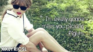 Taylor Swift - We Are Never Ever Getting Back Together (Lyrics)